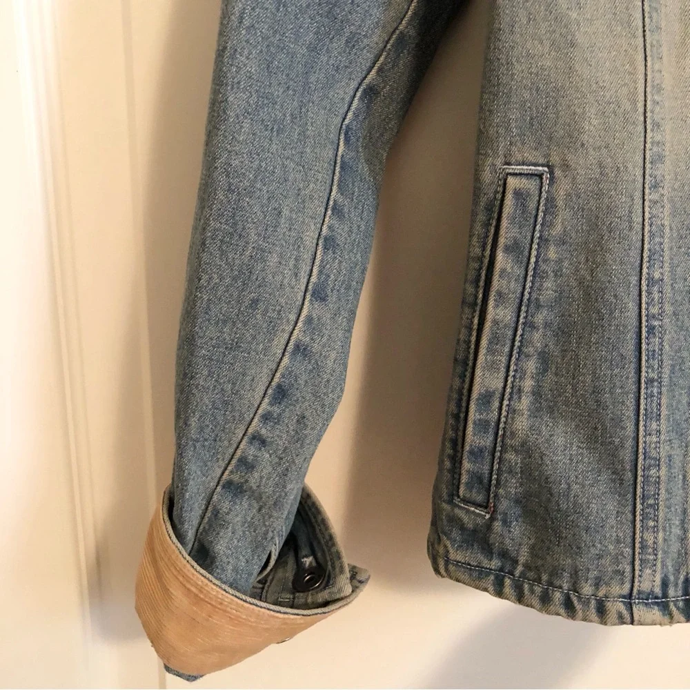 Vintage RL67 Ralph Lauren Denim Trucker Jacket Americana Chore Jacket Cotton - Picture 2 of 6